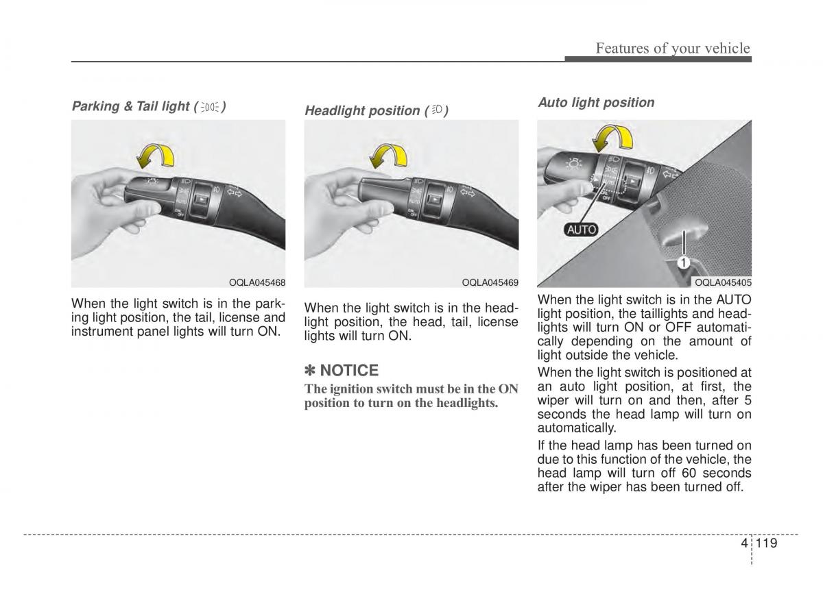 KIA Sportage IV 4 owners manual / page 204