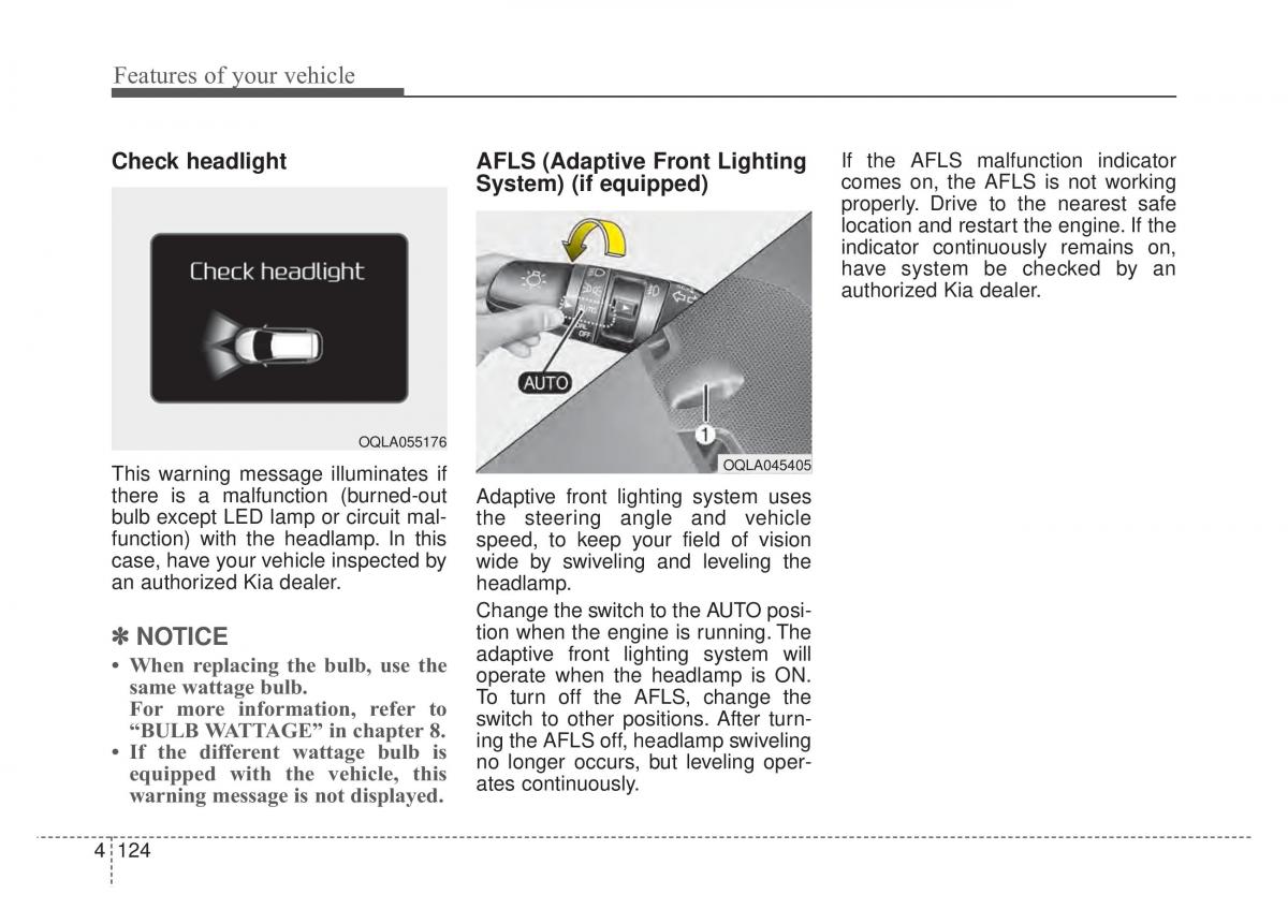 KIA Sportage IV 4 owners manual / page 209