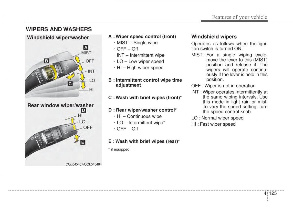 KIA Sportage IV 4 owners manual / page 210