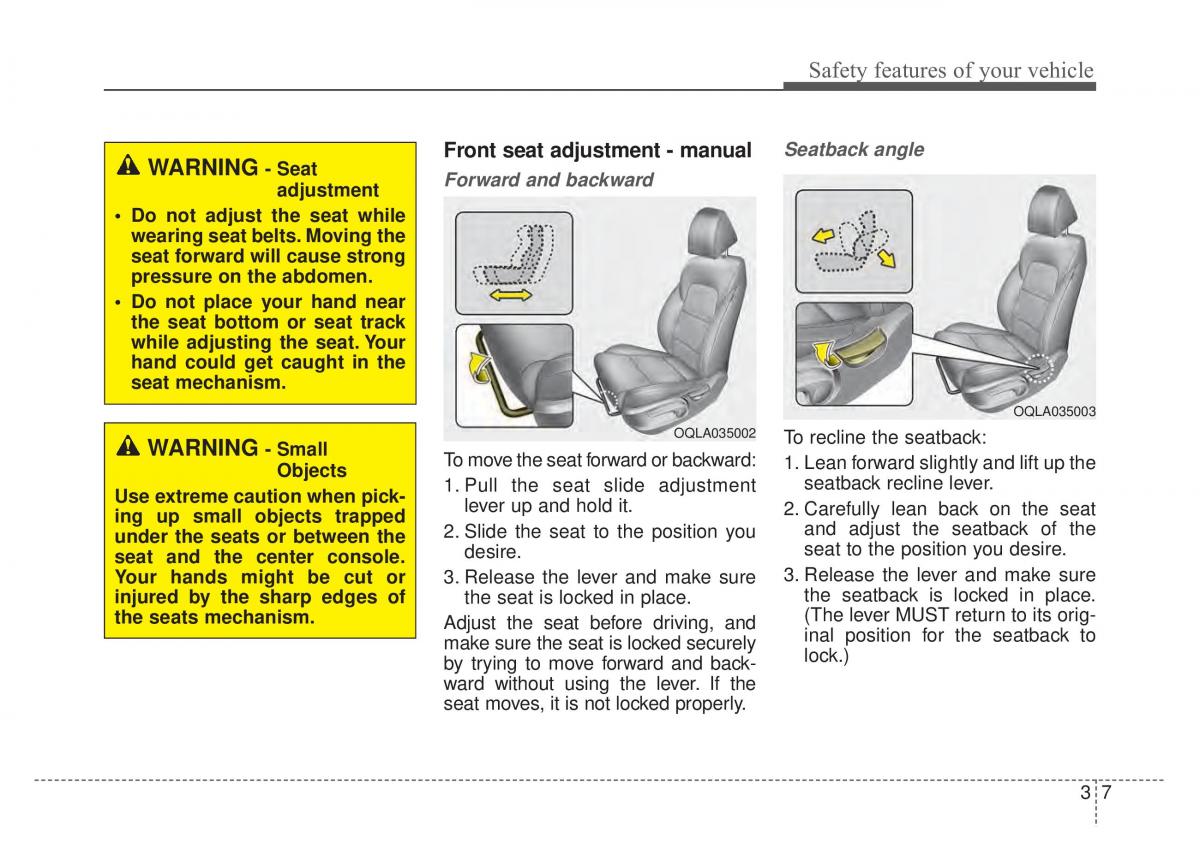 KIA Sportage IV 4 owners manual / page 23