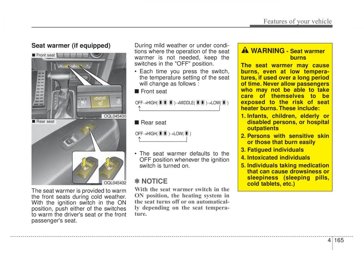 KIA Sportage IV 4 owners manual / page 250