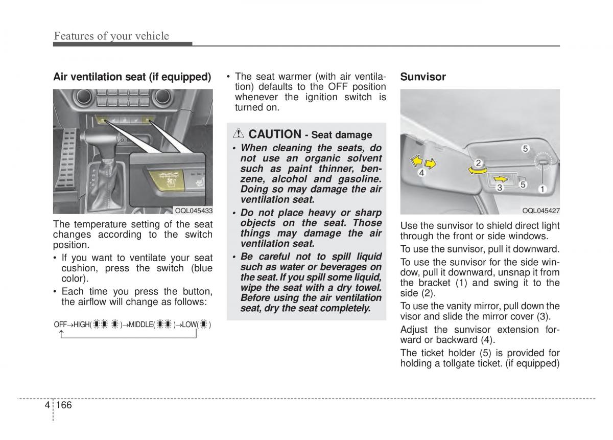 KIA Sportage IV 4 owners manual / page 251