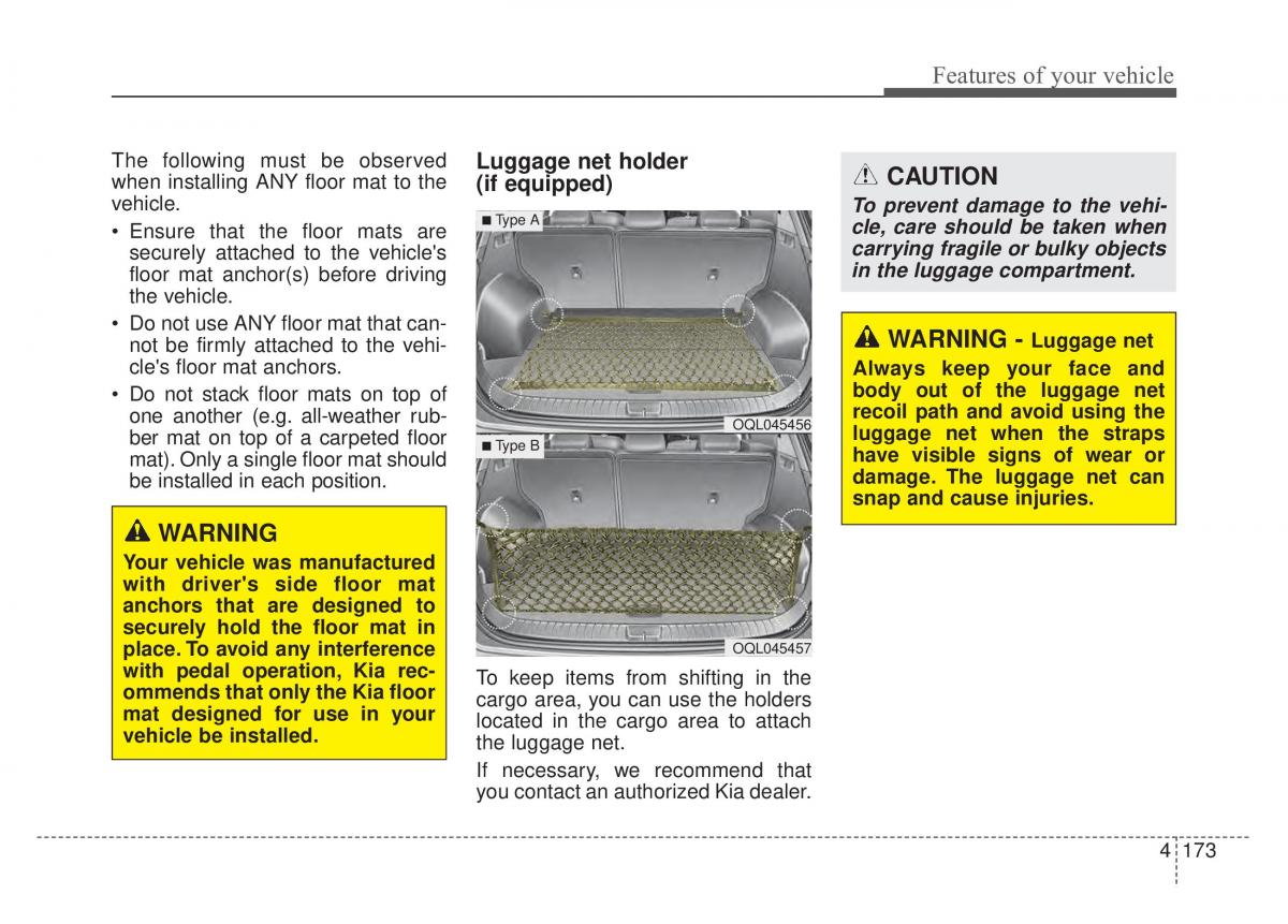 KIA Sportage IV 4 owners manual / page 258