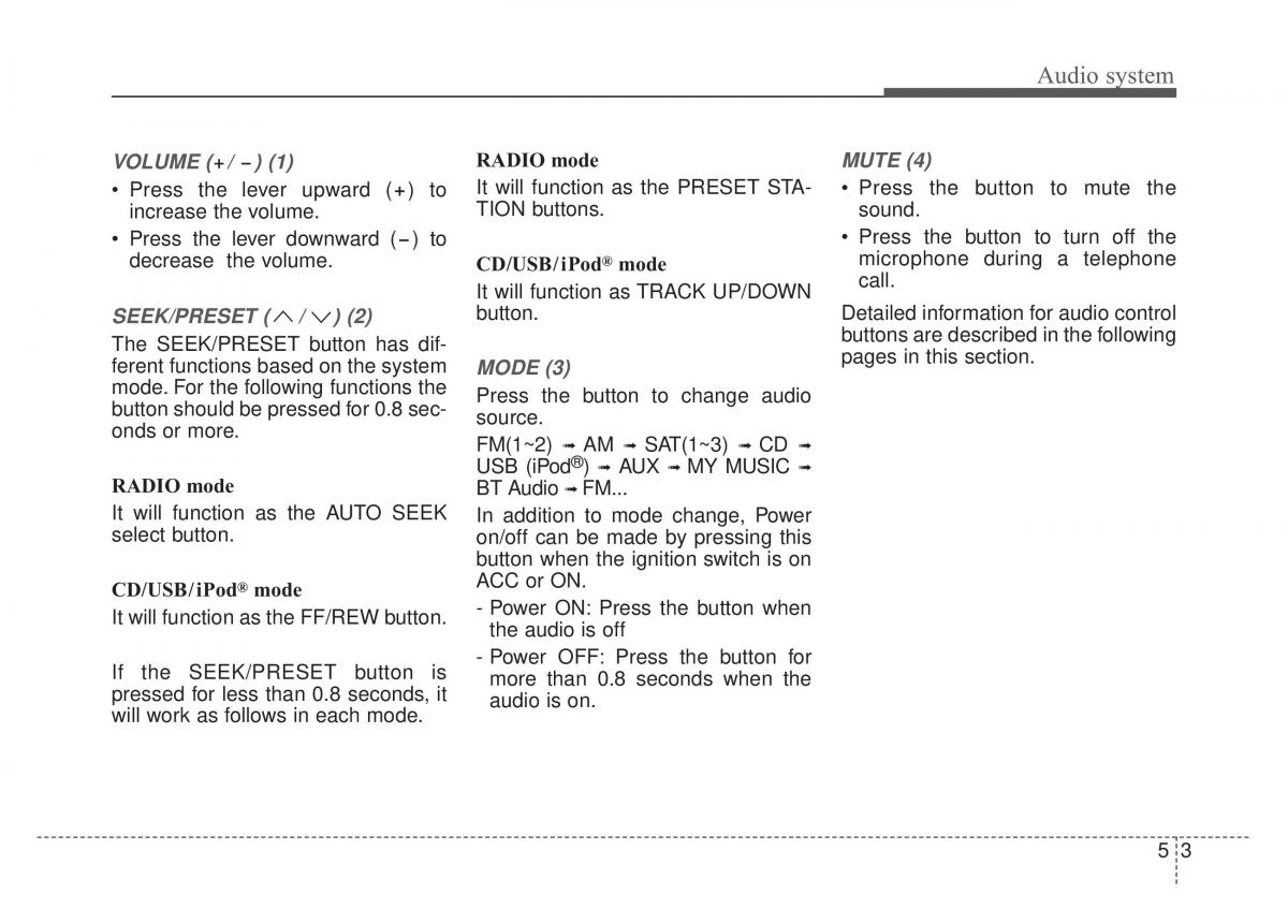 KIA Sportage IV 4 owners manual / page 264