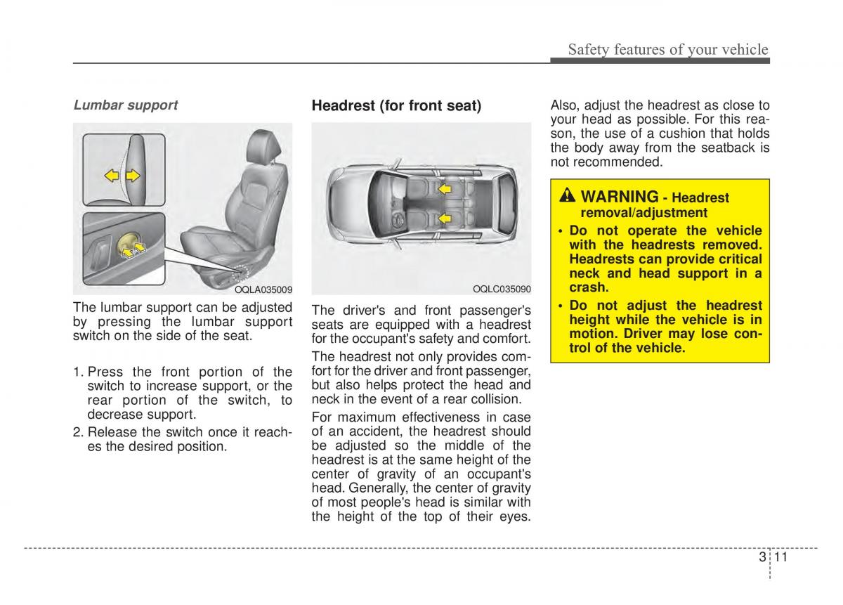 KIA Sportage IV 4 owners manual / page 27