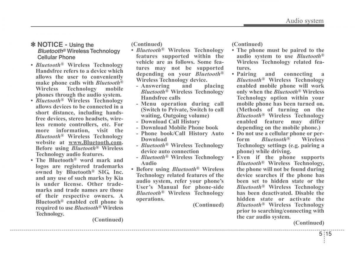 KIA Sportage IV 4 owners manual / page 276