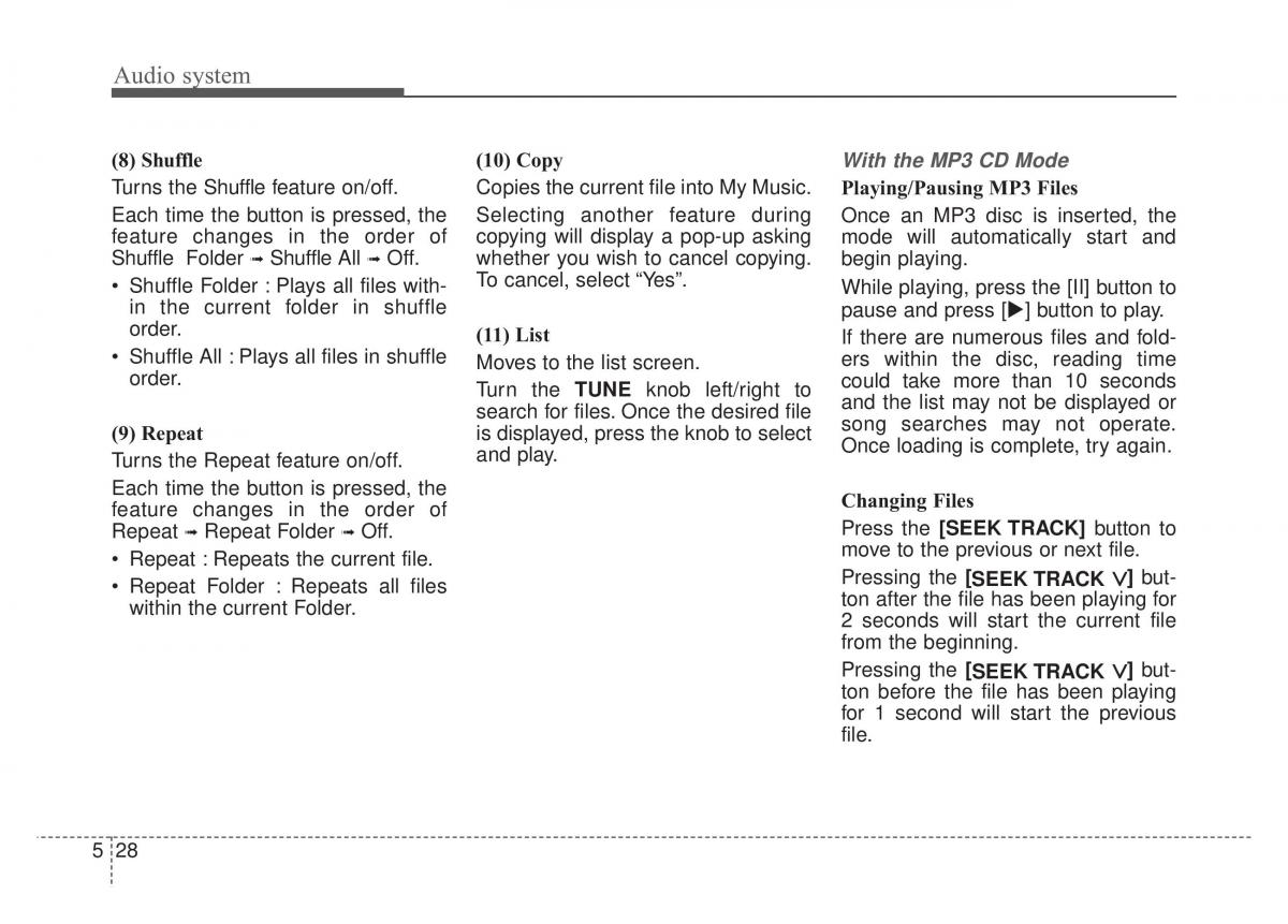 KIA Sportage IV 4 owners manual / page 289