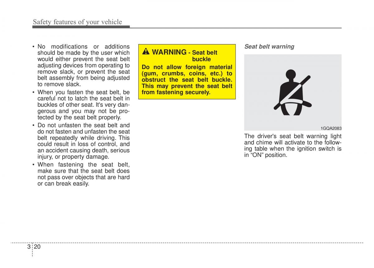 KIA Sportage IV 4 owners manual / page 36