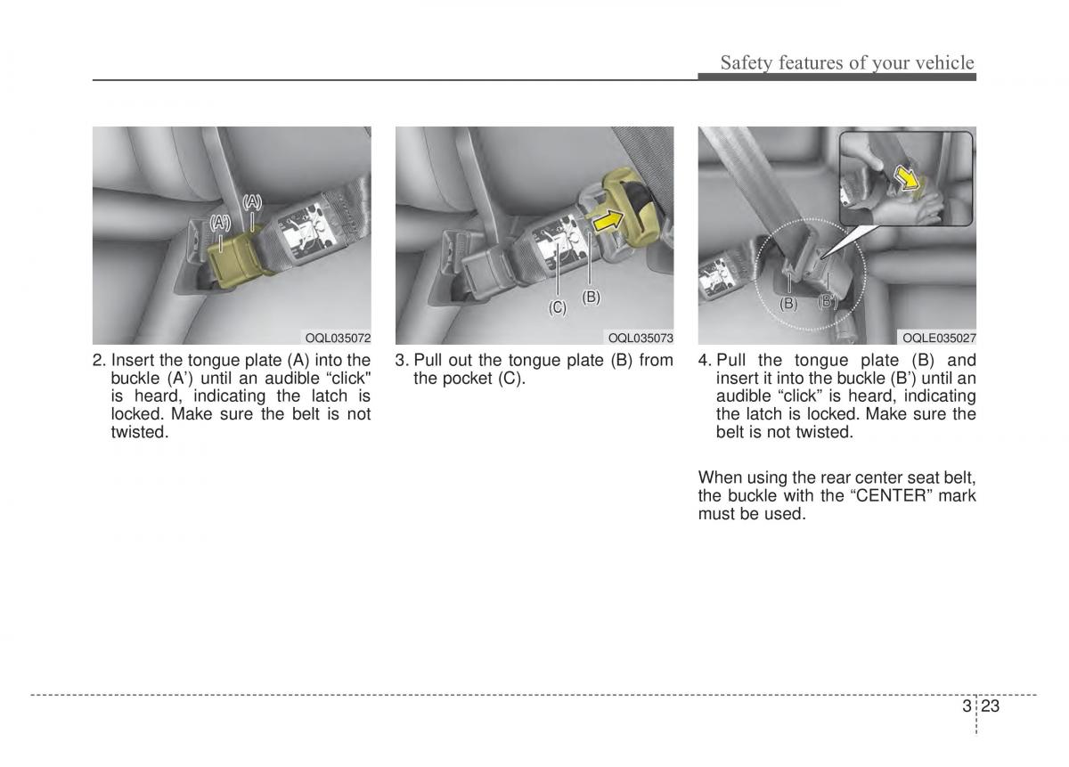 KIA Sportage IV 4 owners manual / page 39