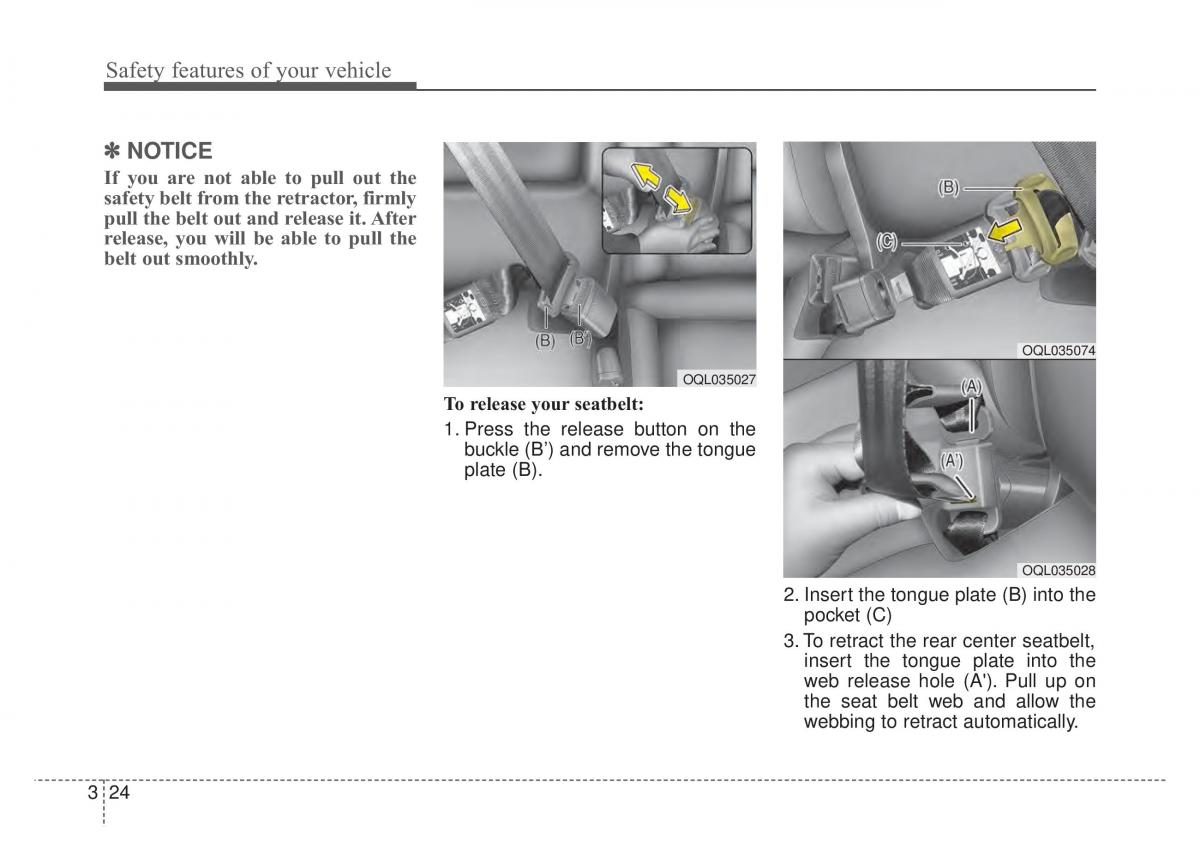 KIA Sportage IV 4 owners manual / page 40