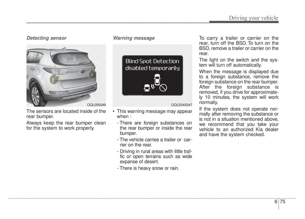 KIA Sportage IV 4 owners manual / page 401