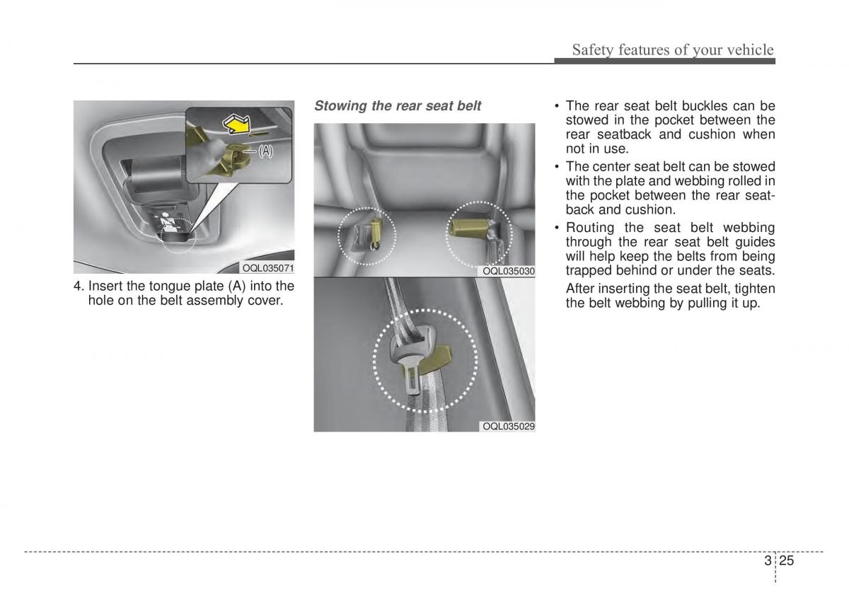 KIA Sportage IV 4 owners manual / page 41