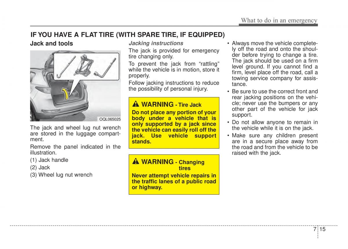 KIA Sportage IV 4 owners manual / page 448