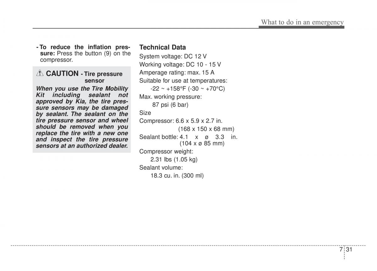 KIA Sportage IV 4 owners manual / page 464