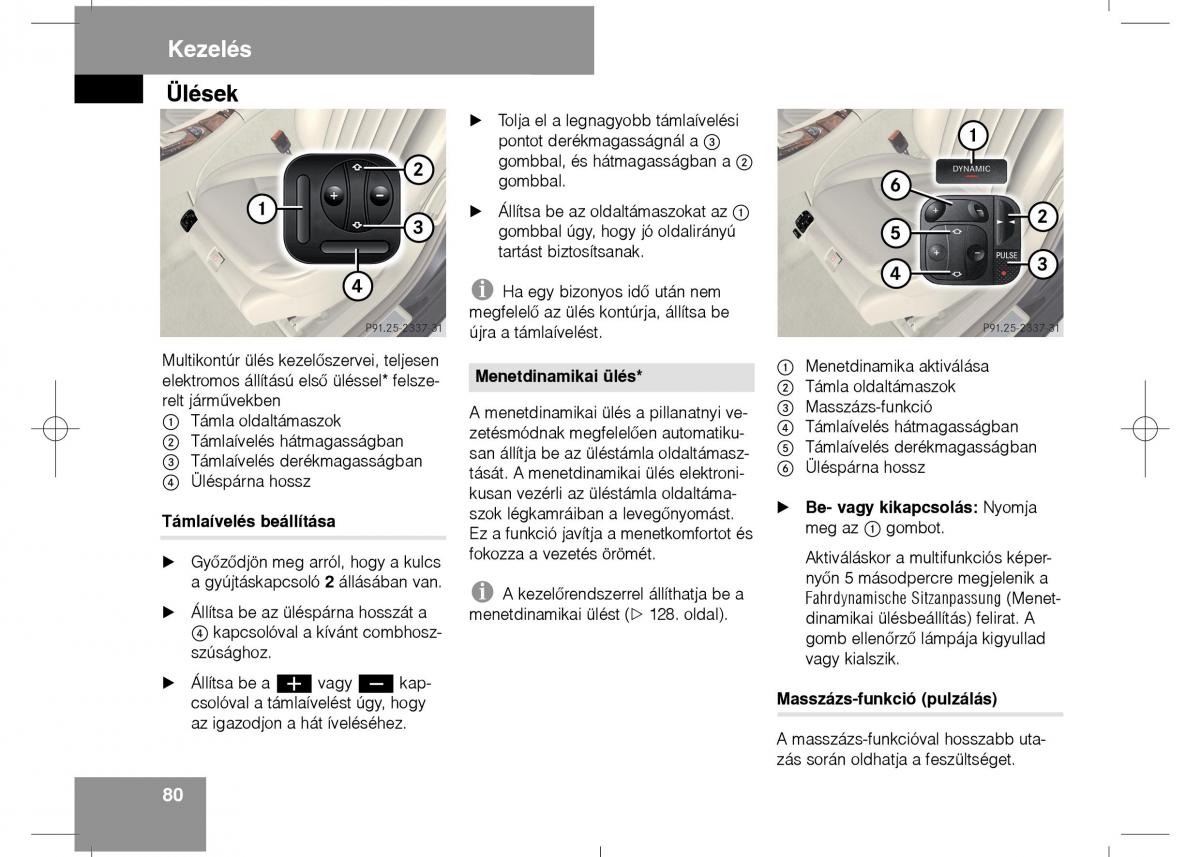 Mercedes Benz E Class W211 Kezelesi utmutato / page 82