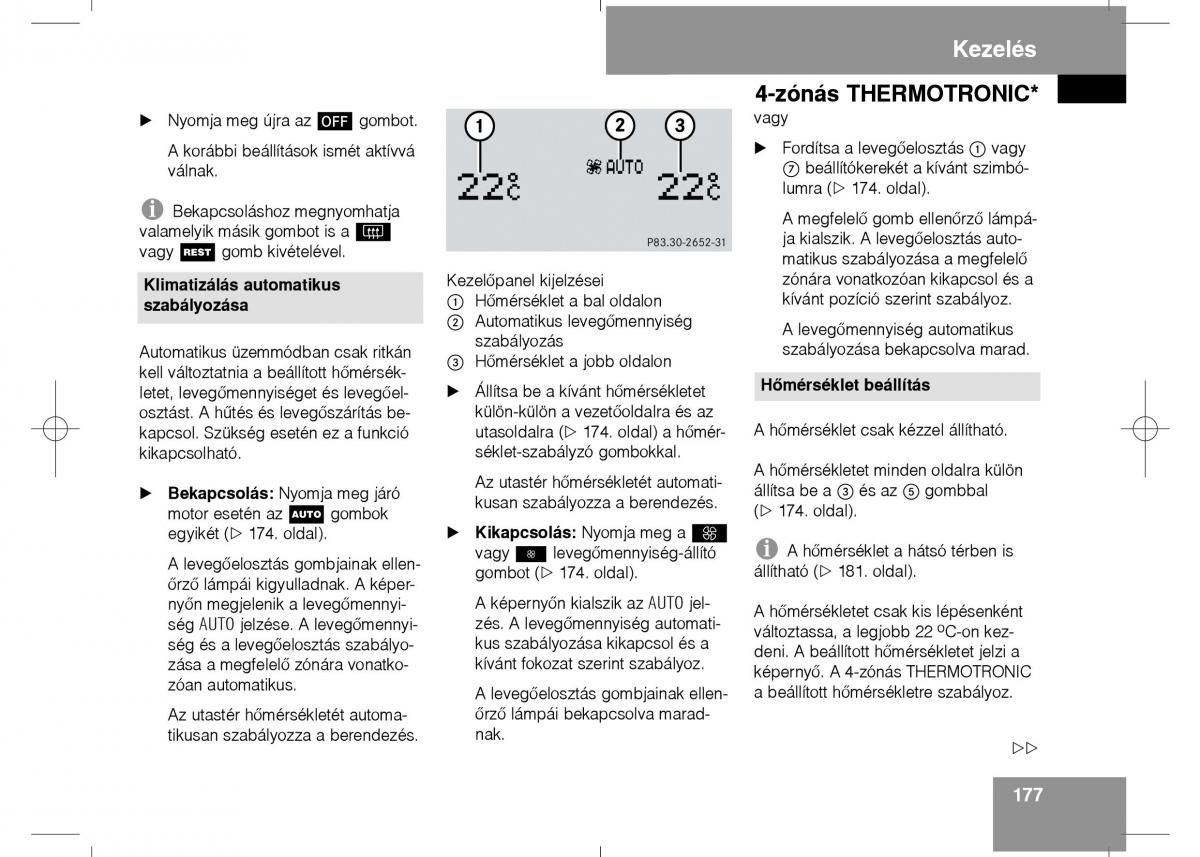 Mercedes Benz E Class W211 Kezelesi utmutato / page 179