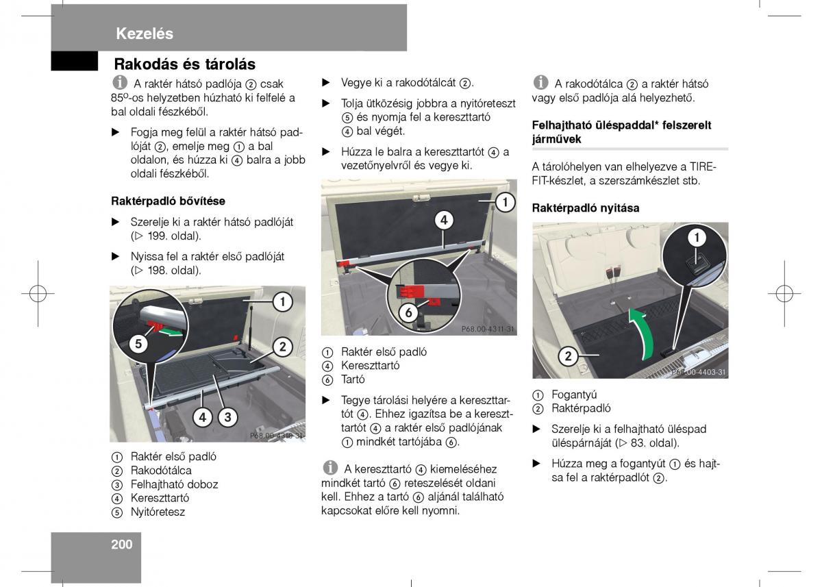 Mercedes Benz E Class W211 Kezelesi utmutato / page 202