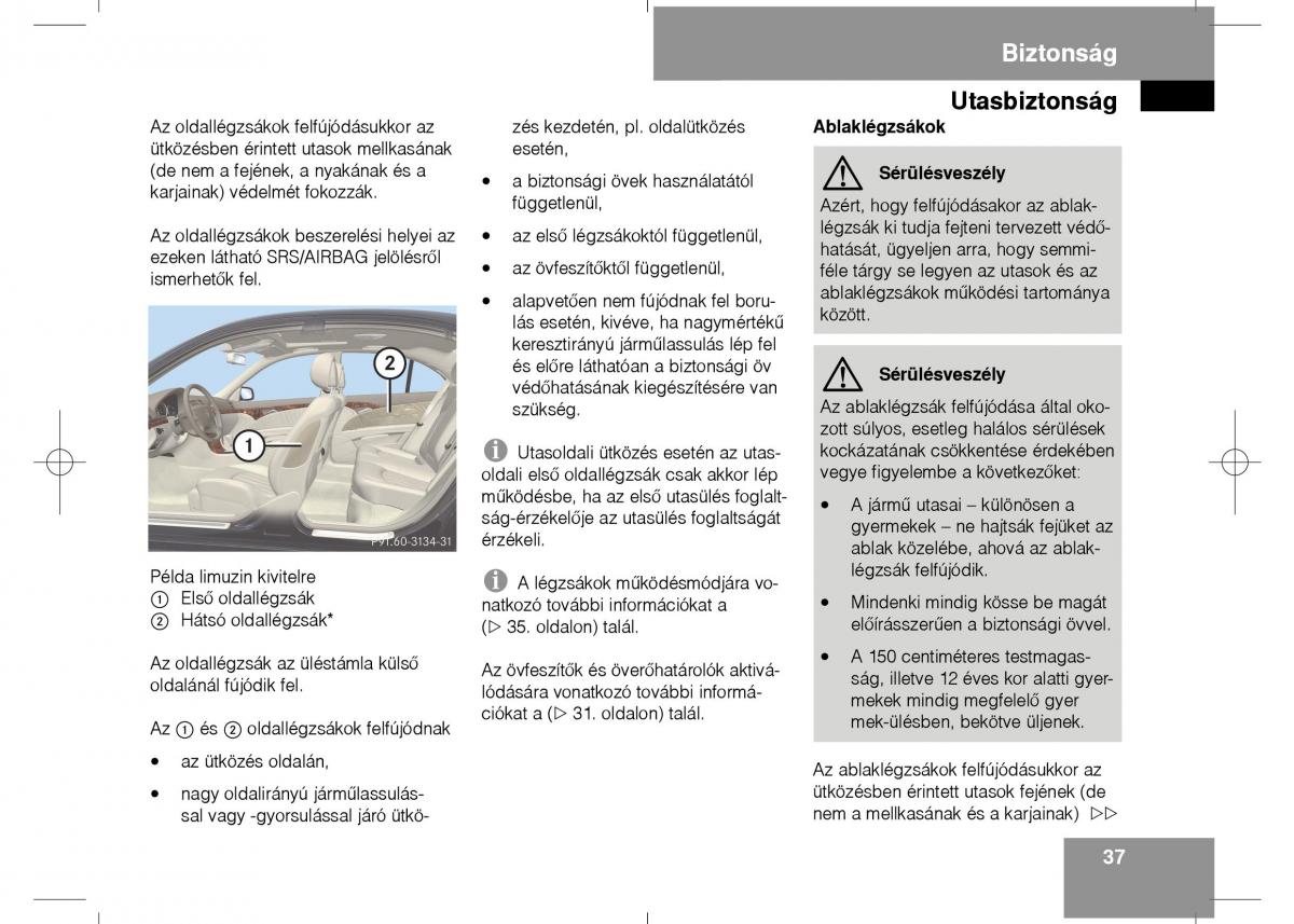 Mercedes Benz E Class W211 Kezelesi utmutato / page 39