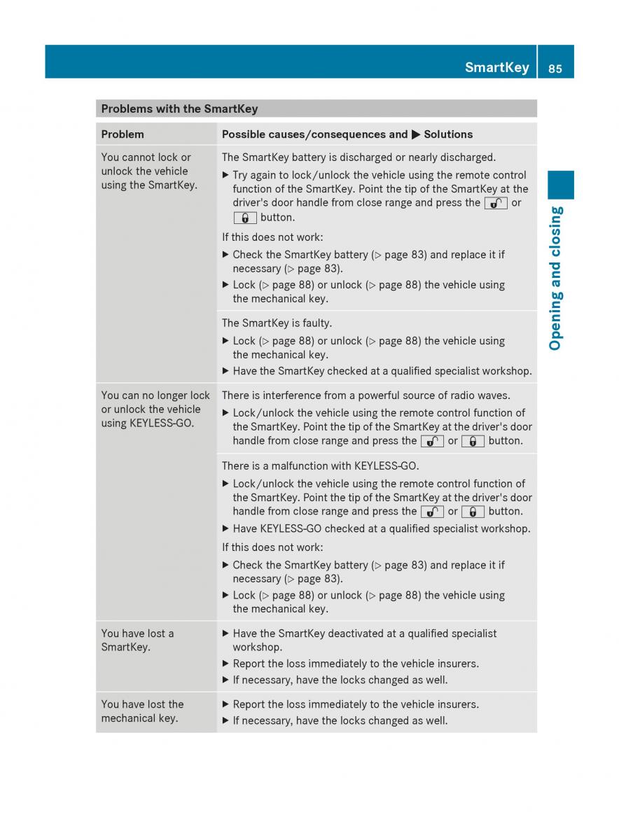 Mercedes Benz GL Class X166 owners manual / page 87