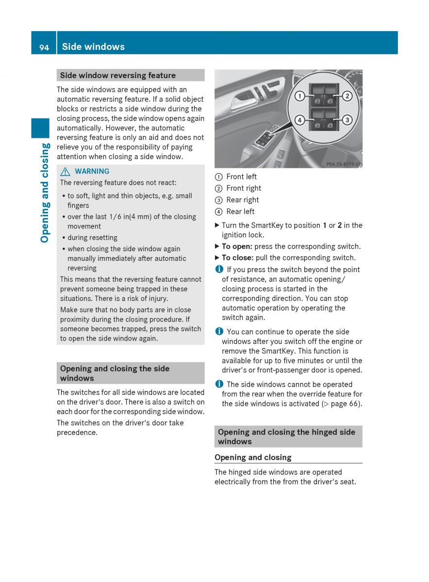 Mercedes Benz GL Class X166 owners manual / page 96