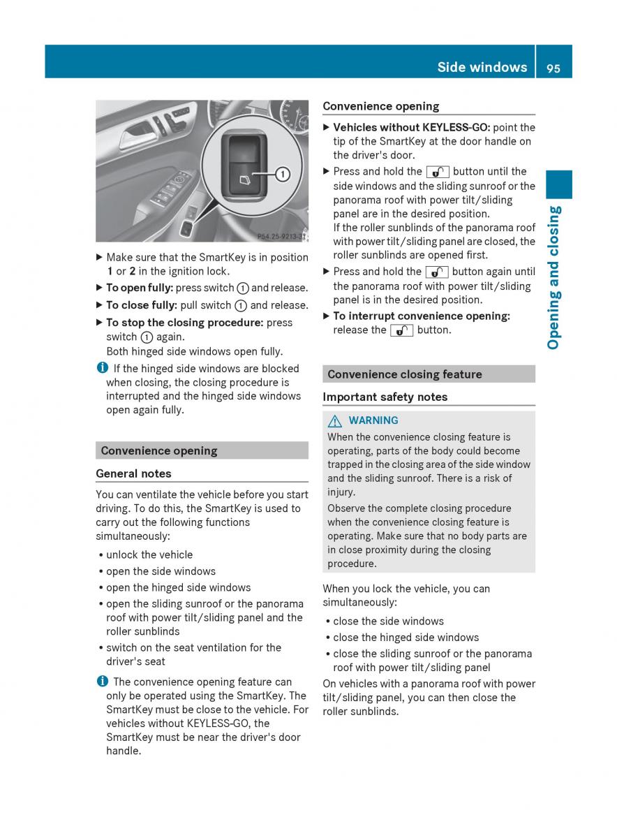 Mercedes Benz GL Class X166 owners manual / page 97