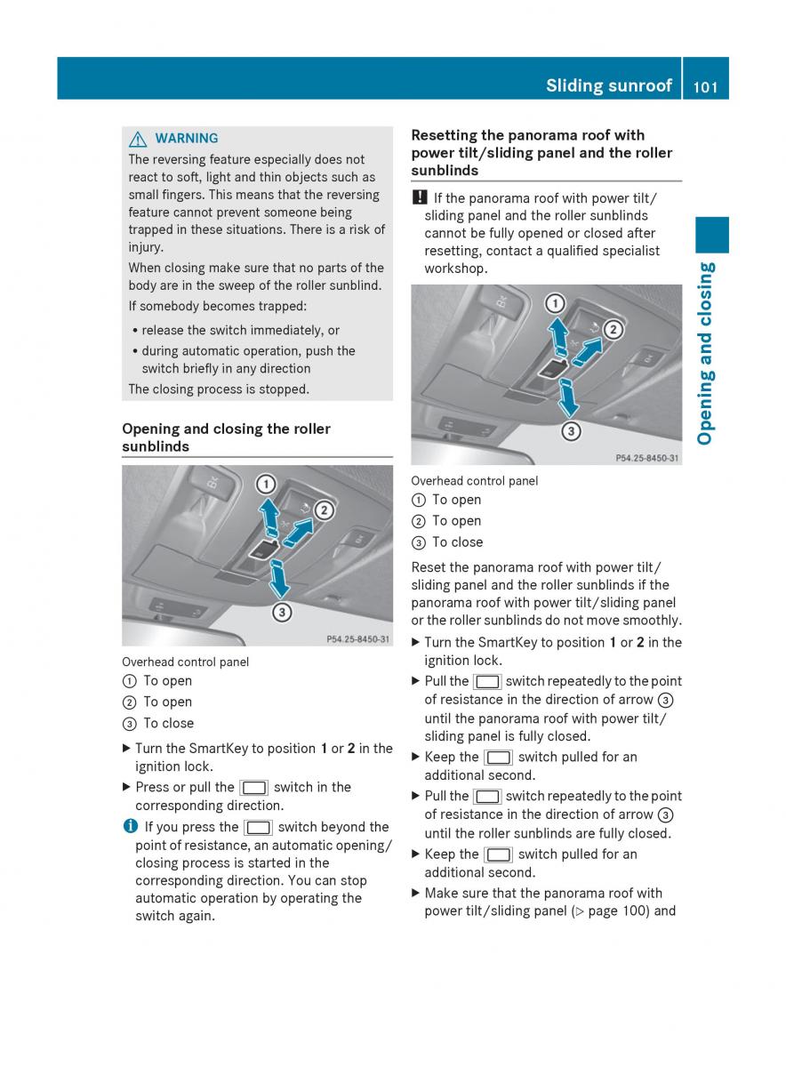 Mercedes Benz GL Class X166 owners manual / page 103