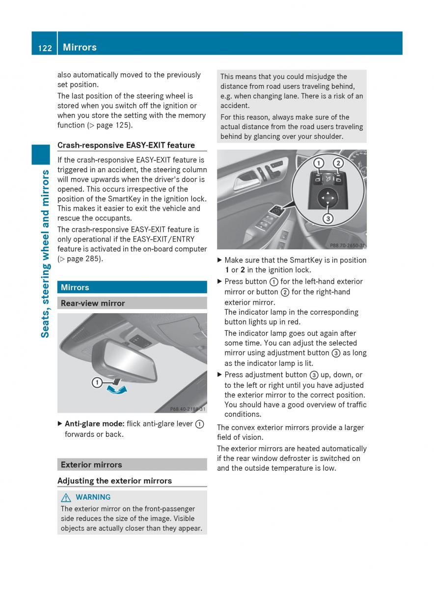 Mercedes Benz GL Class X166 owners manual / page 124