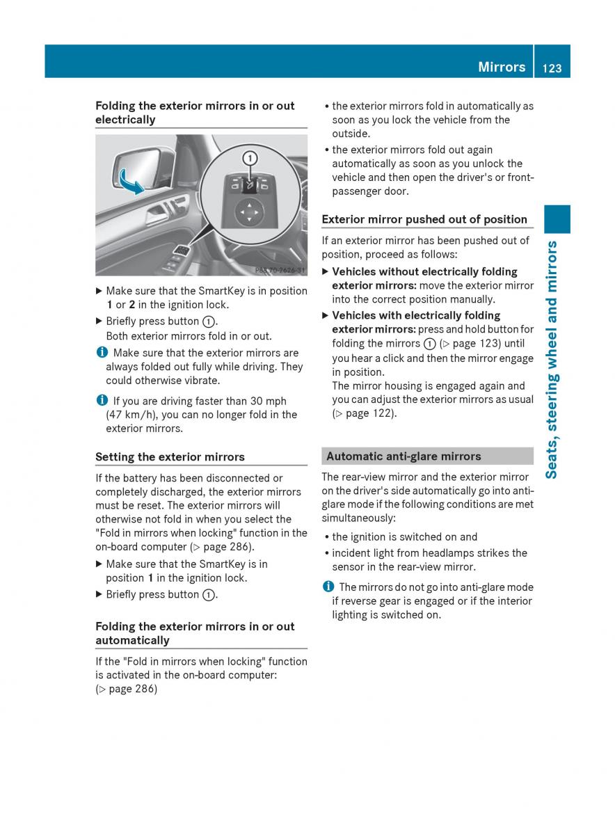 Mercedes Benz GL Class X166 owners manual / page 125