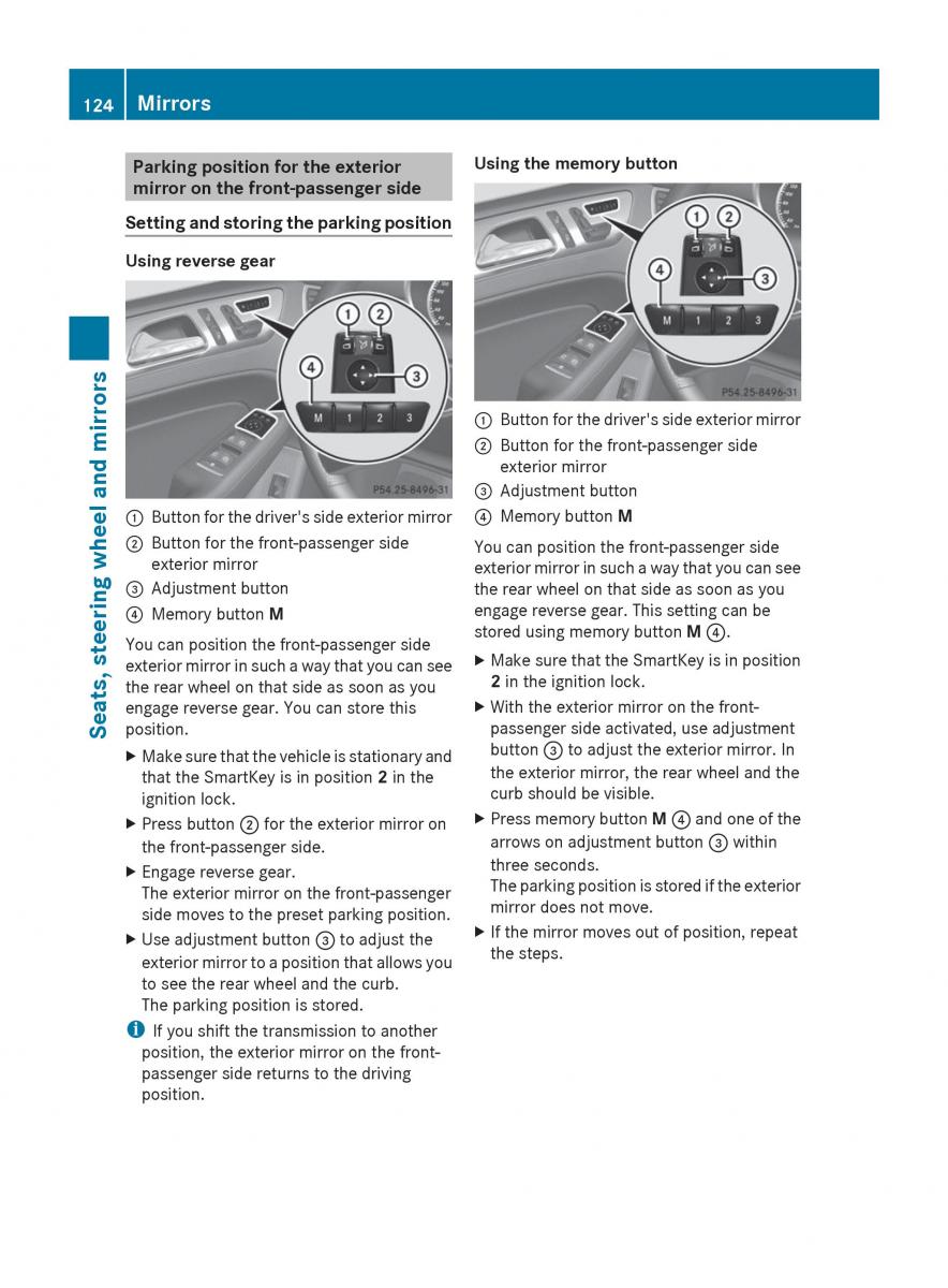 Mercedes Benz GL Class X166 owners manual / page 126