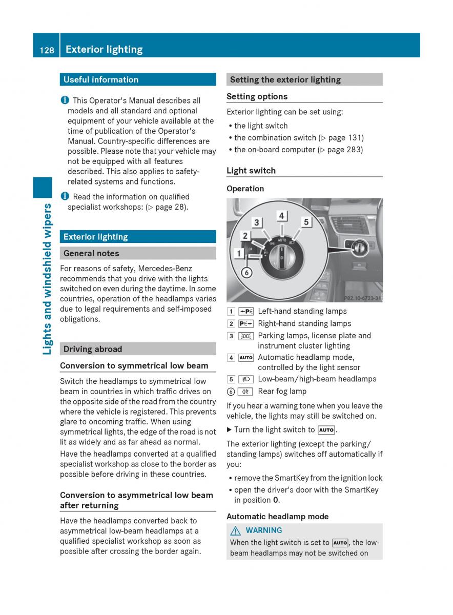 Mercedes Benz GL Class X166 owners manual / page 130