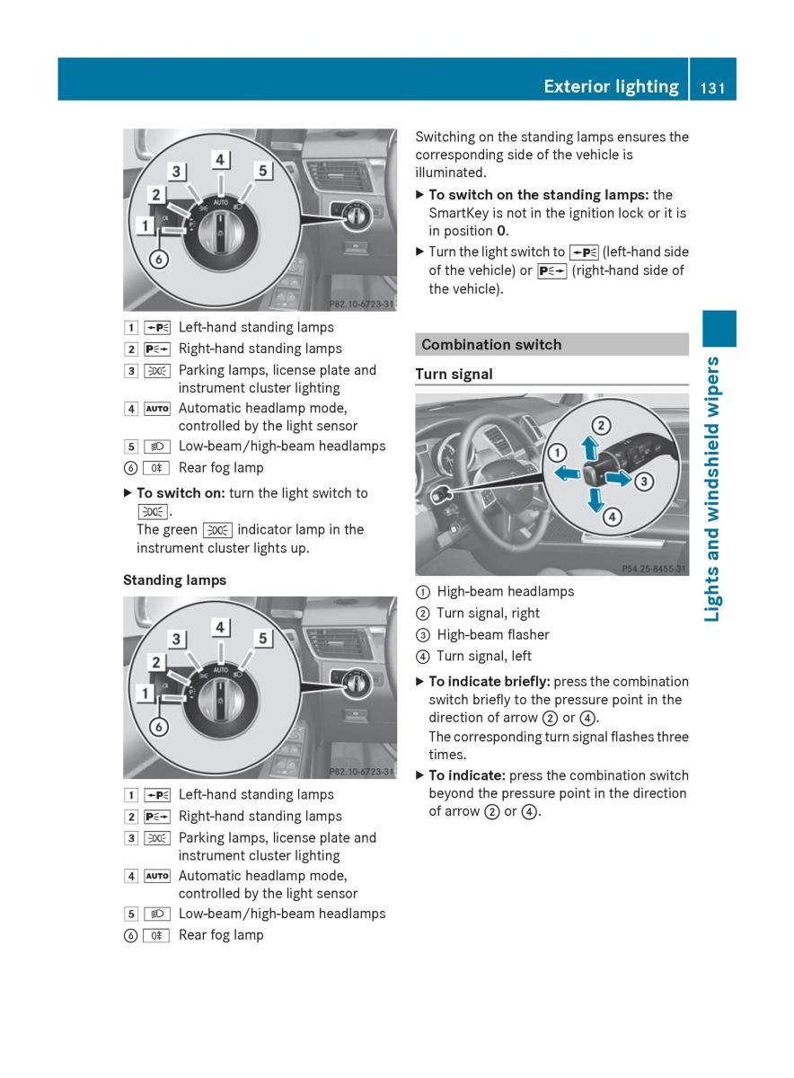 Mercedes Benz GL Class X166 owners manual / page 133