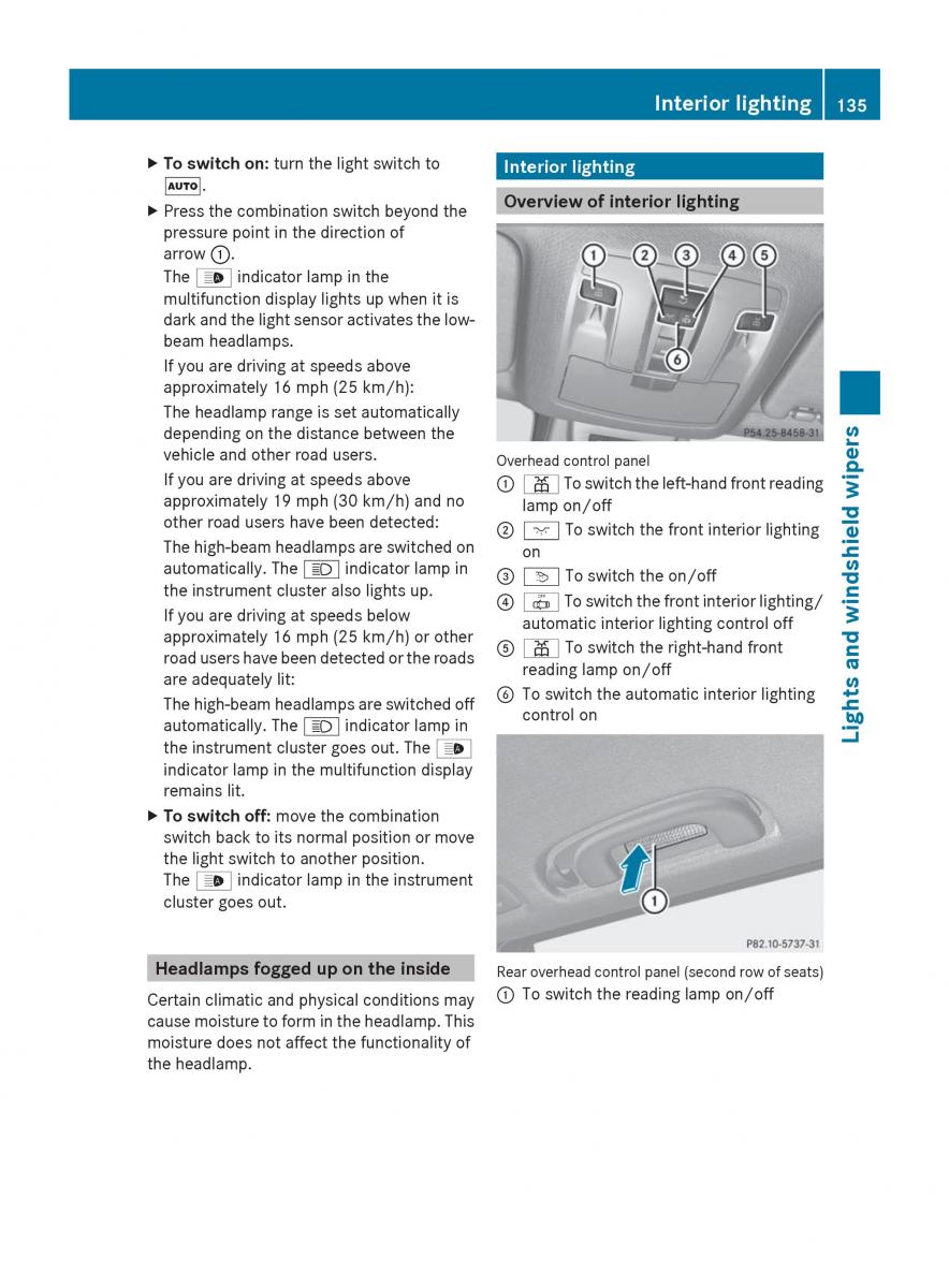 Mercedes Benz GL Class X166 owners manual / page 137