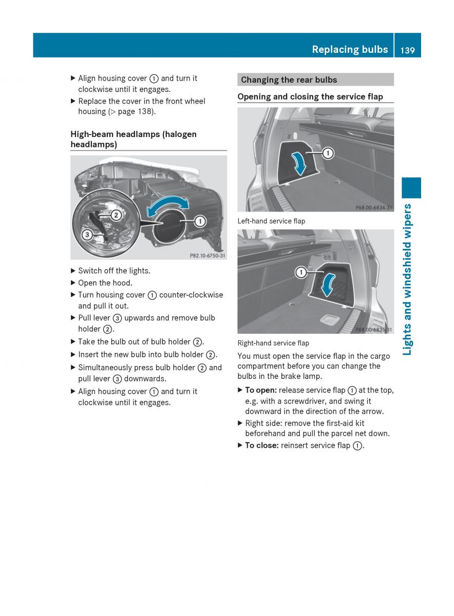 Mercedes Benz GL Class X166 owners manual / page 141