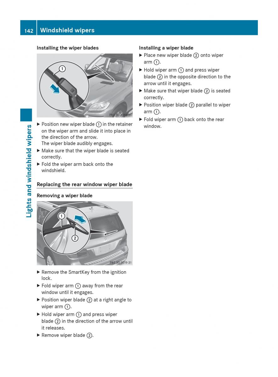 Mercedes Benz GL Class X166 owners manual / page 144