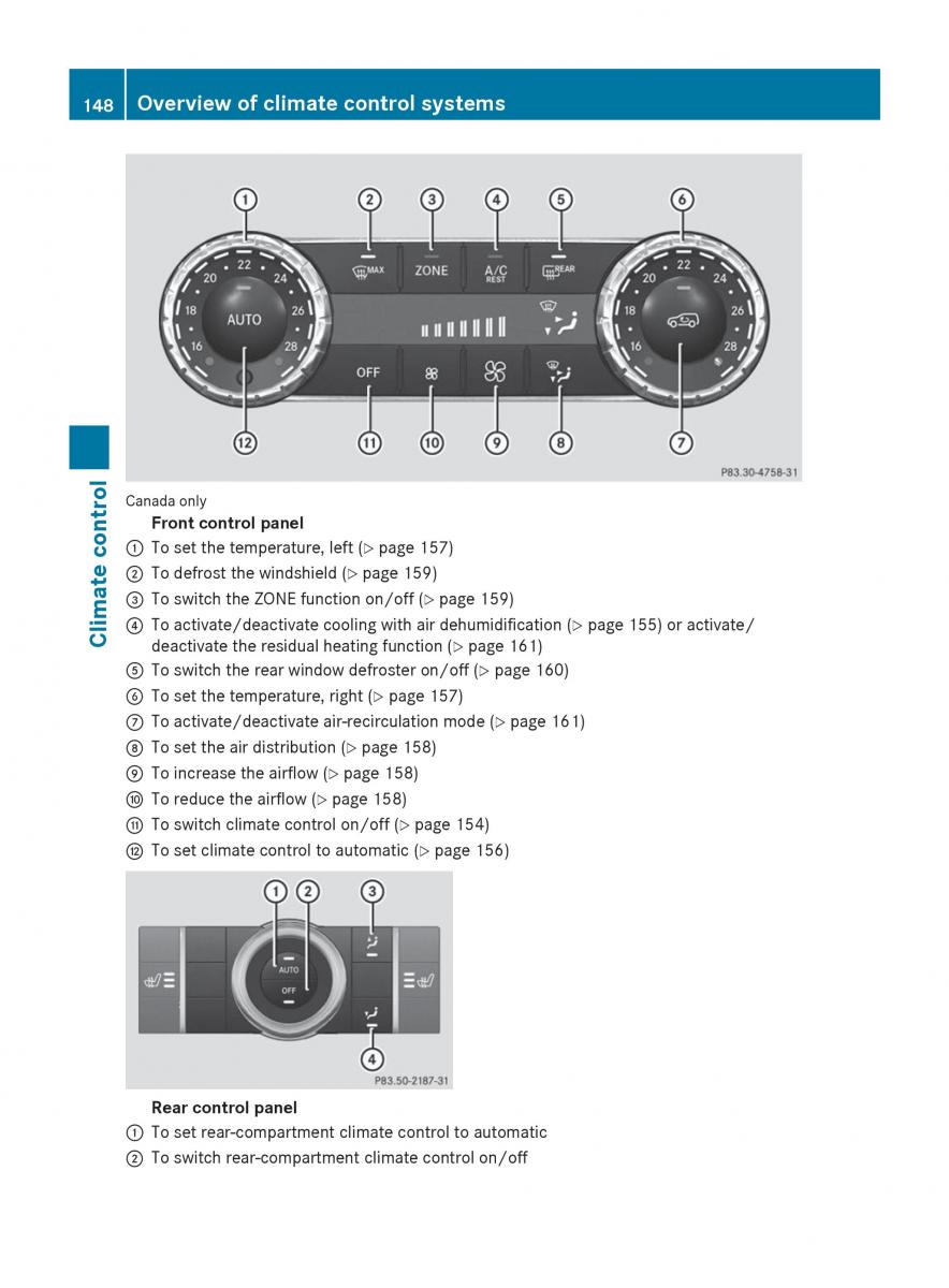 Mercedes Benz GL Class X166 owners manual / page 150