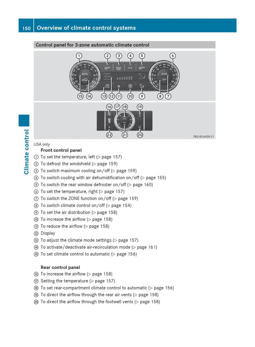 Mercedes Benz GL Class X166 owners manual / page 152