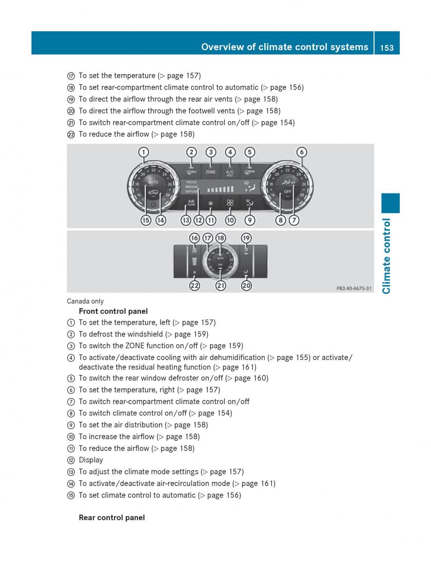 Mercedes Benz GL Class X166 owners manual / page 155