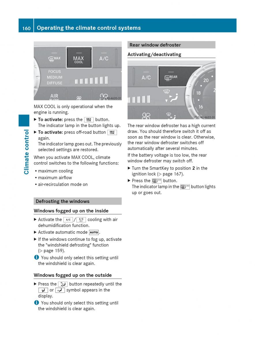 Mercedes Benz GL Class X166 owners manual / page 162