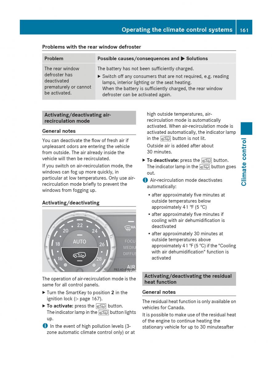 Mercedes Benz GL Class X166 owners manual / page 163