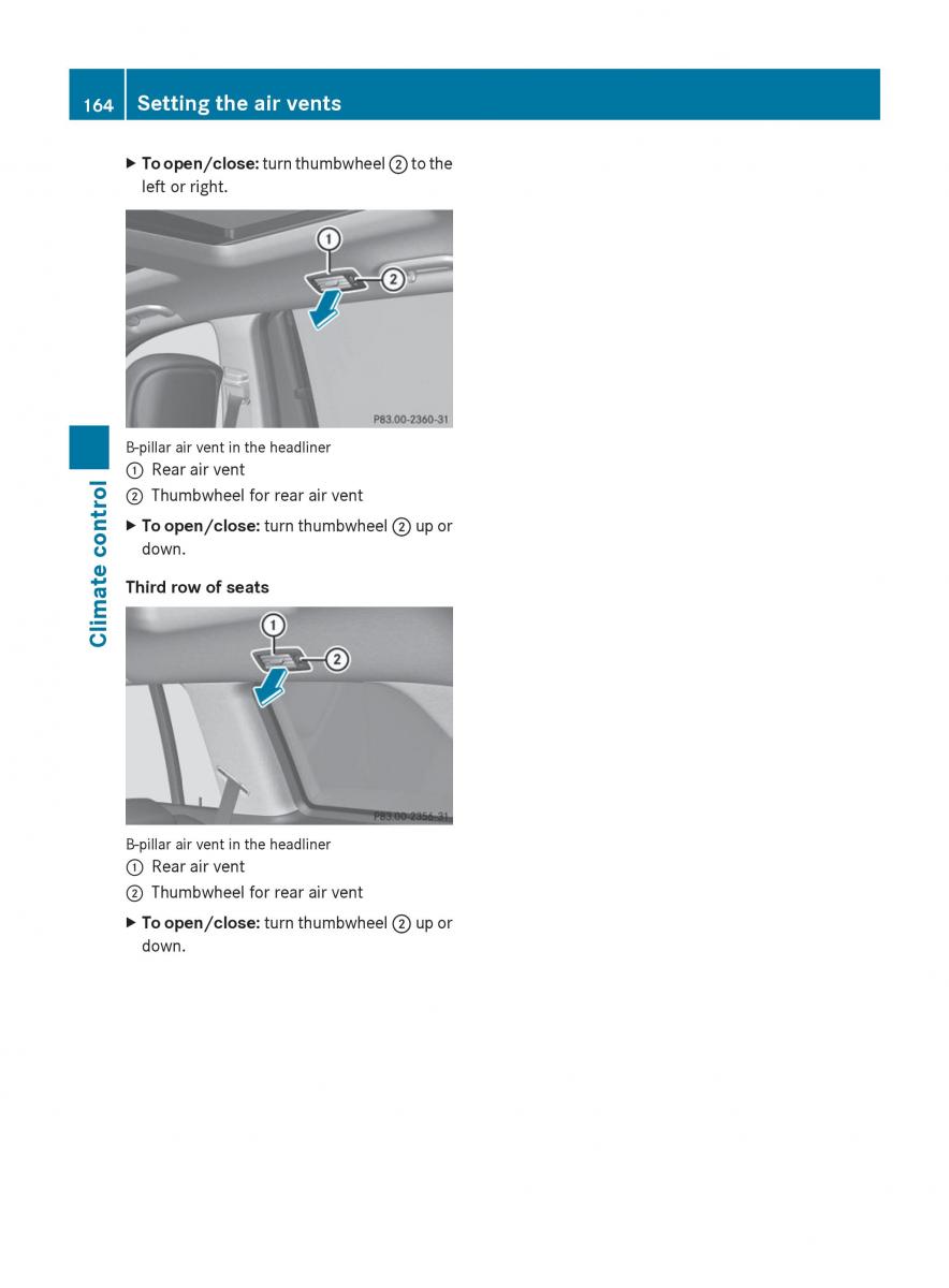 Mercedes Benz GL Class X166 owners manual / page 166