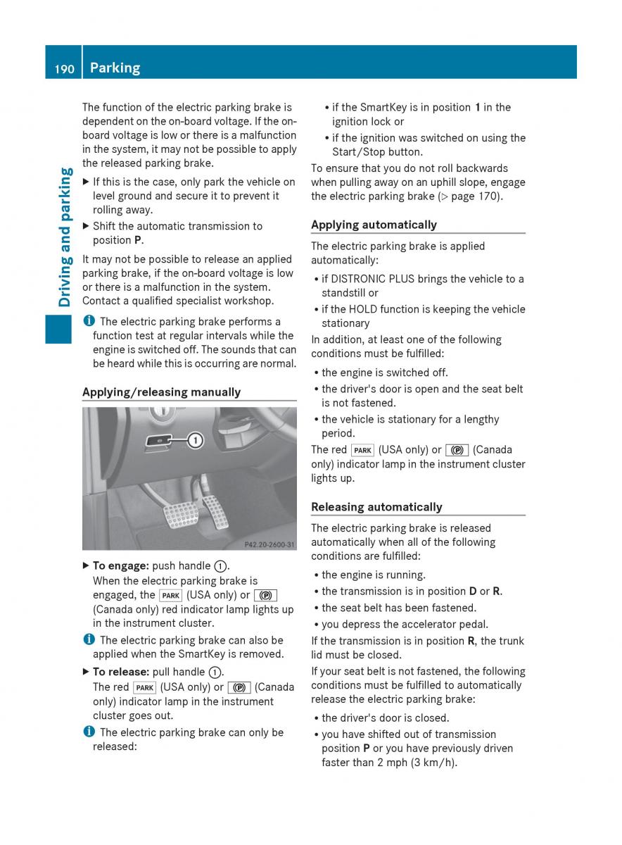 Mercedes Benz GL Class X166 owners manual / page 192