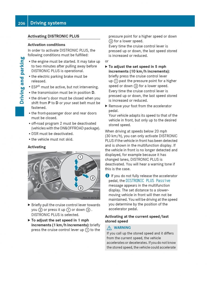 Mercedes Benz GL Class X166 owners manual / page 208