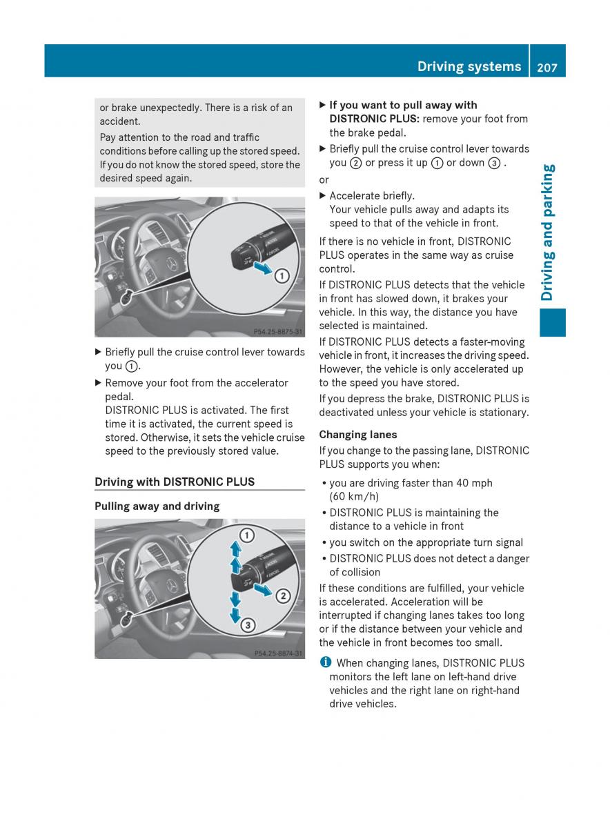 Mercedes Benz GL Class X166 owners manual / page 209