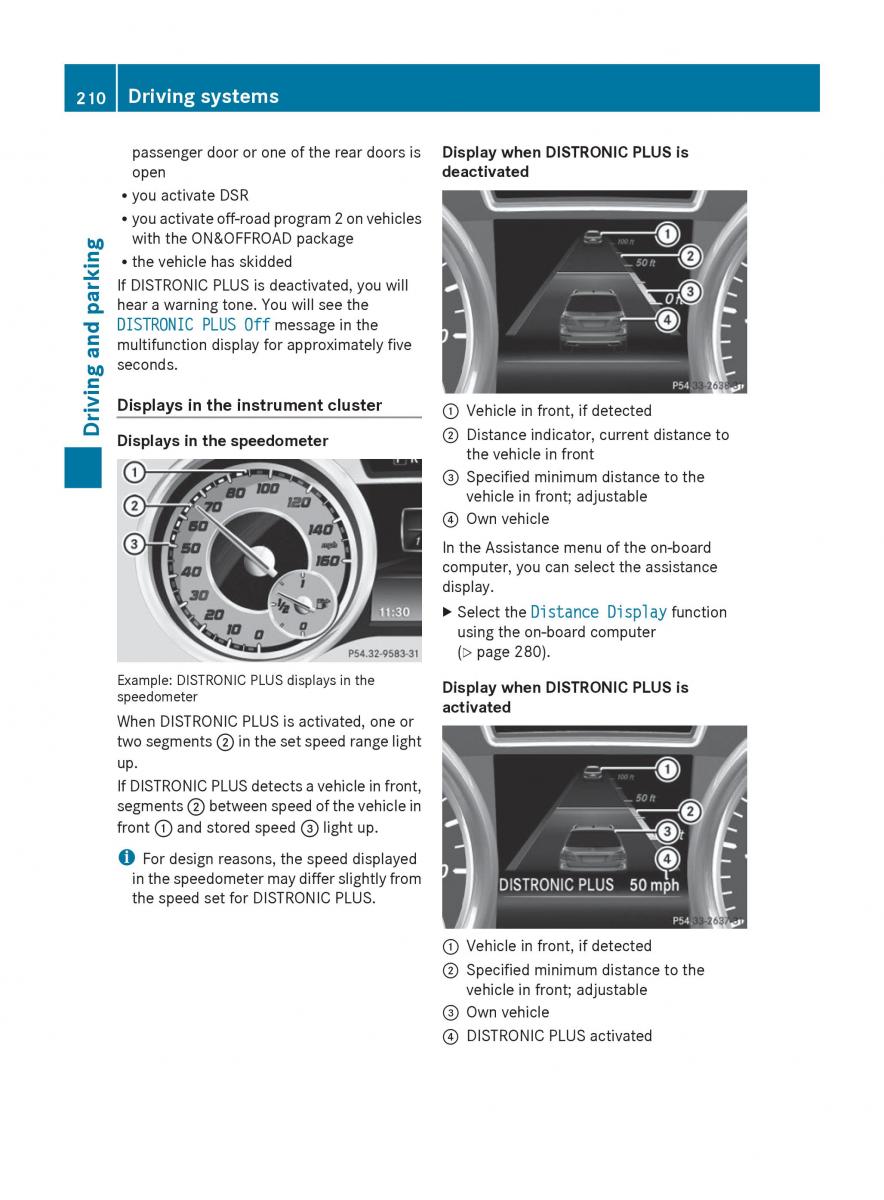 Mercedes Benz GL Class X166 owners manual / page 212