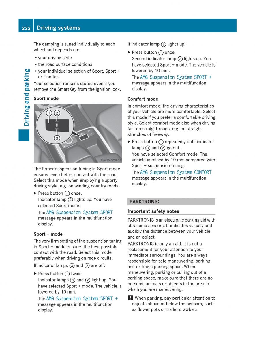 Mercedes Benz GL Class X166 owners manual / page 224