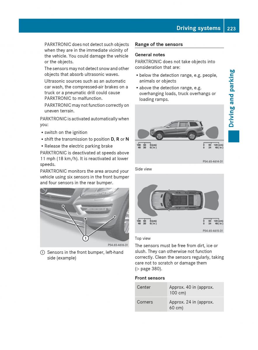 Mercedes Benz GL Class X166 owners manual / page 225