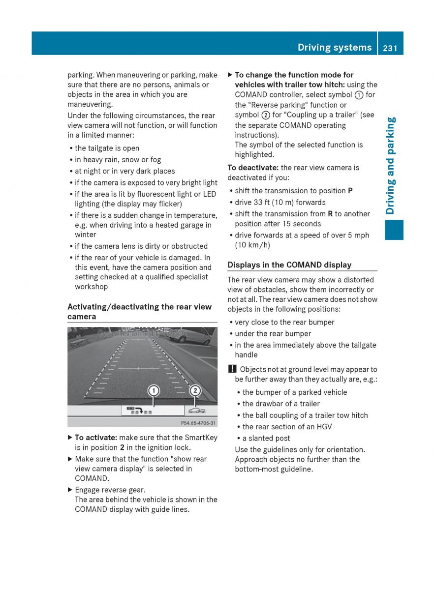 Mercedes Benz GL Class X166 owners manual / page 233