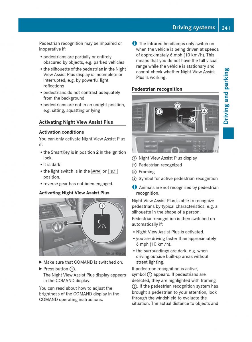 Mercedes Benz GL Class X166 owners manual / page 243