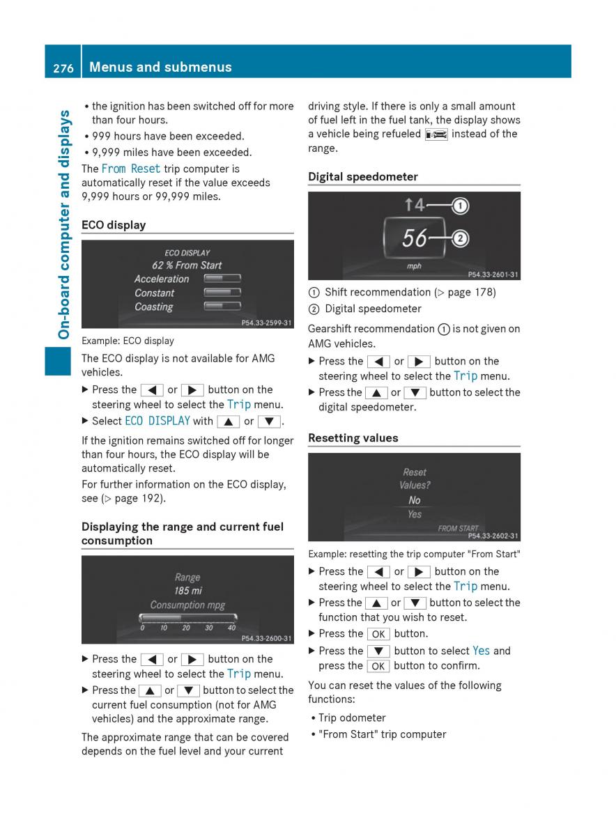 Mercedes Benz GL Class X166 owners manual / page 278