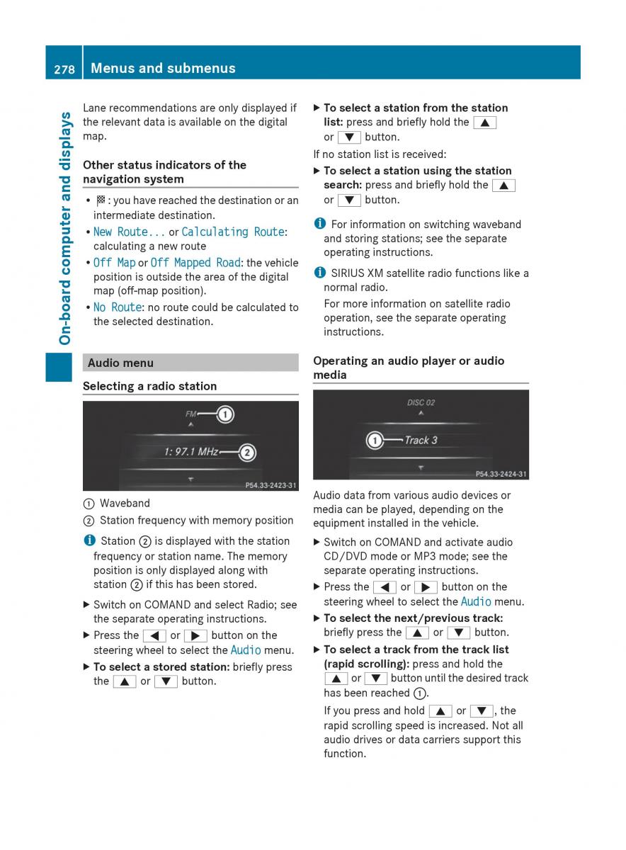 Mercedes Benz GL Class X166 owners manual / page 280